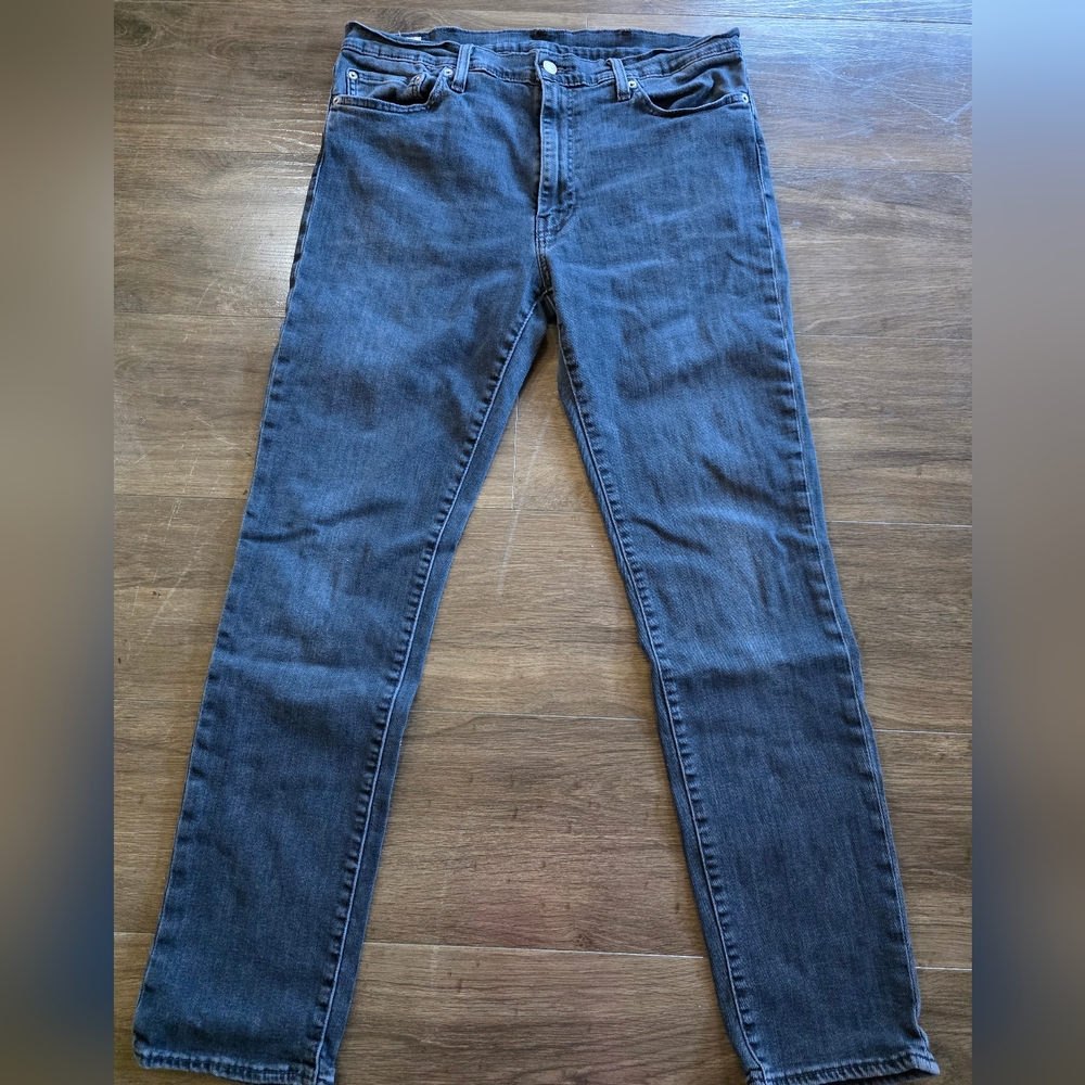 Levi's Premium Men's Charcoal Black Slim Fit Jeans W38 L32/Stretch